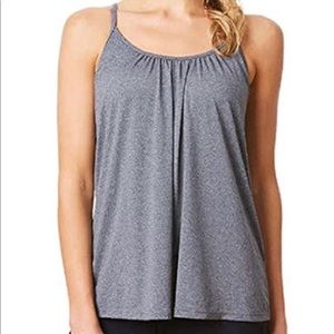32 Degrees WOMEN'S COOL grey FLOWY BRA CAMI